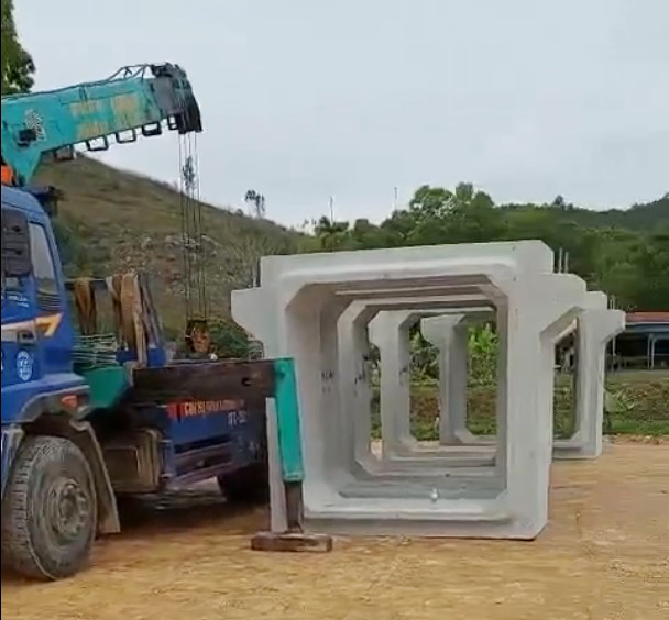 Cận cảnh cống hộp AMACCAO cấp tại dự án cao tốc Bắc Nam 5